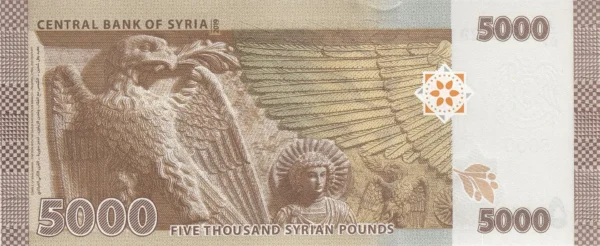 One Million Uncirculated 5000 5K Syrian Pound Denomination - 200 Bills UNC 5K Syrian Lira - Image 3