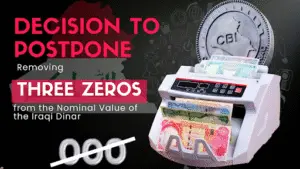 Iraqi Dinar deletion of three zeros